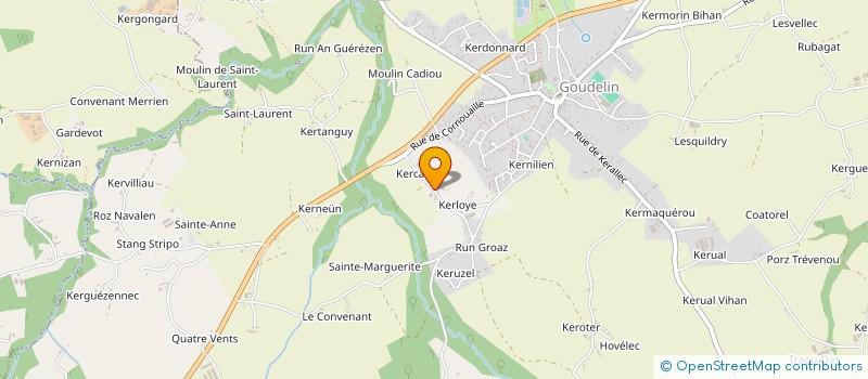 localisation de l'entreprise LE FEVRE GUILLAUME  LANVOLLON