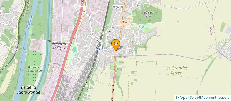 localisation de l'entreprise LE FEYZIN  FEYZIN