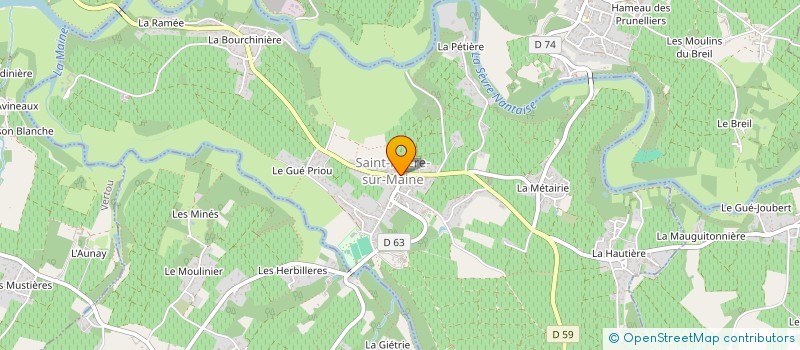 localisation de l'entreprise LE FIACRE à SAINT-FIACRE-SUR-MAINE