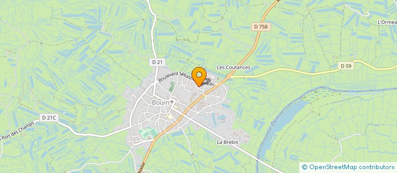 localisation de l'entreprise LE FIEF DE BEAUREGARD  BEAUVOIR-SUR-MER