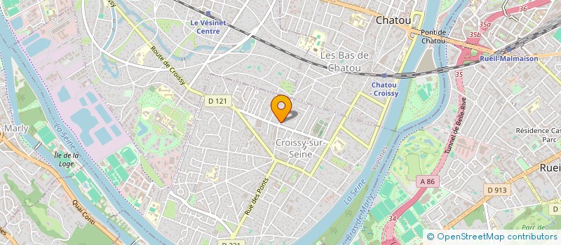 localisation de l'entreprise LE FIEF DE L ILE  CROISSY-SUR-SEINE