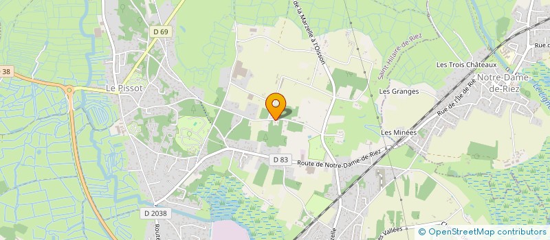localisation de l'entreprise LE FIEF DE LA COUR à SAINT-HILAIRE-DE-RIEZ