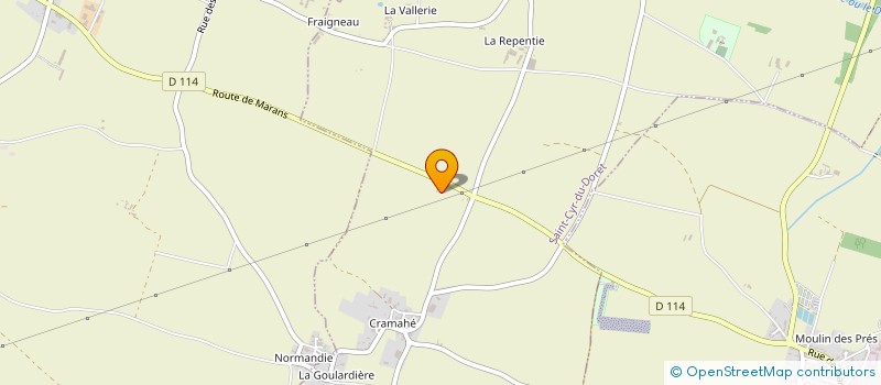 localisation de l'entreprise LE FIEF DES BOIS DORES  BENON