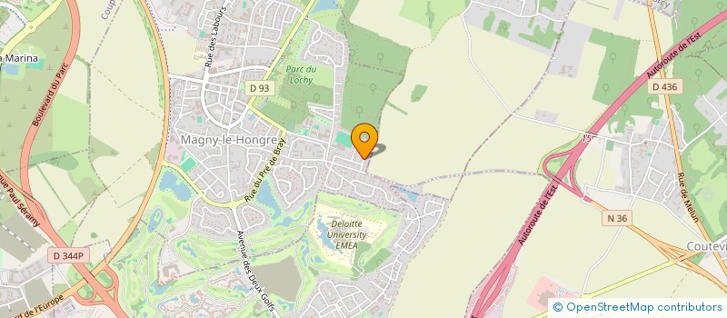 localisation de l'entreprise LE FIEF DES CARDINAUX  MAGNY-LE-HONGRE