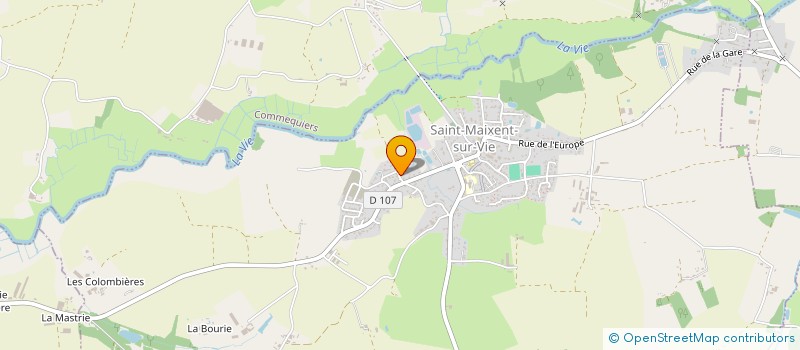 localisation de l'entreprise LE FIEF DU MOULIN  SAINT-MAIXENT-SUR-VIE