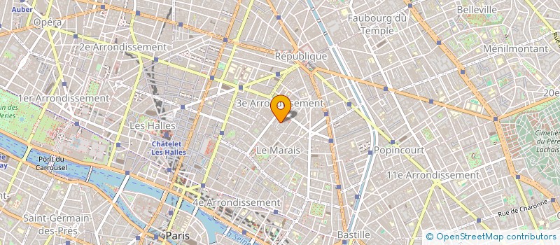 localisation de l'entreprise LE FIER GALA  PARIS