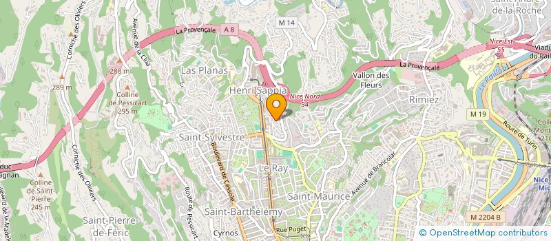localisation de l'entreprise LE FIGUIER à NICE