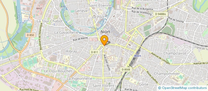 localisation de l'entreprise LE FIGUIER à NIORT