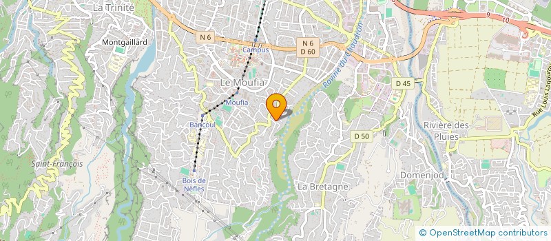 localisation de l'entreprise LE FIGUIER D'HEVA à SAINT-DENIS