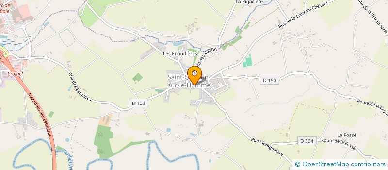 localisation de l'entreprise LE FIL  SAINT-QUENTIN-SUR-LE-HOMME