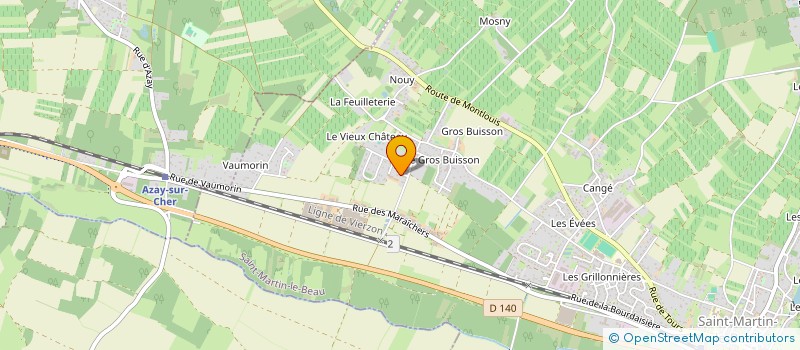 localisation de l'entreprise LE FIL  SAINT-MARTIN-LE-BEAU