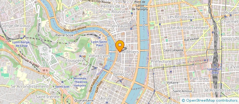 localisation de l'entreprise LE FIL A LA PATE à LYON