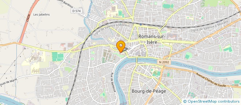 localisation de l'entreprise LE FIL A LA PATTE à ROMANS-SUR-ISERE