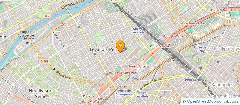 localisation de l'entreprise LE FIL A PLOMB à LEVALLOIS-PERRET