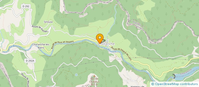 localisation de l'entreprise LE FIL A PLOMB à PONT-EN-ROYANS