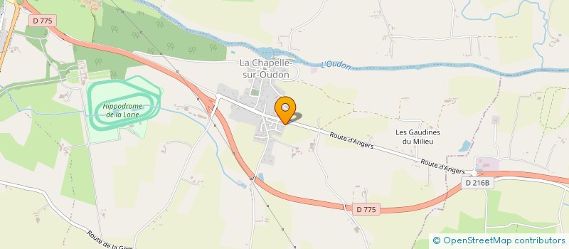 localisation de l'entreprise LE FIL BLEU à SEGRE-EN-ANJOU BLEU