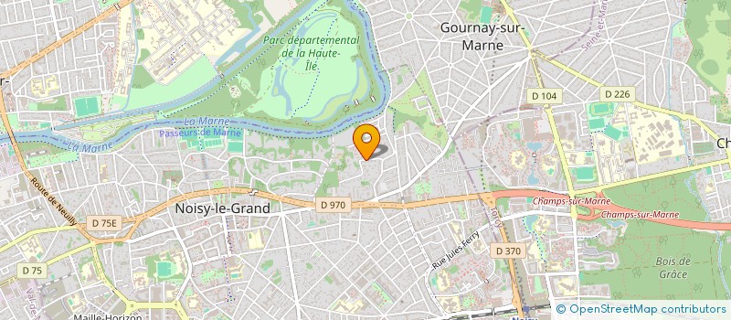 localisation de l'entreprise LE FIL CONDUCTEUR à NOISY-LE-GRAND