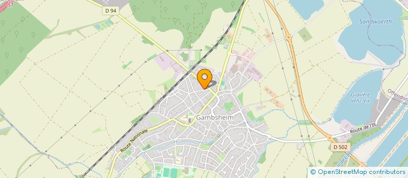 localisation de l'entreprise LE FIL CONDUCTEUR  GAMBSHEIM