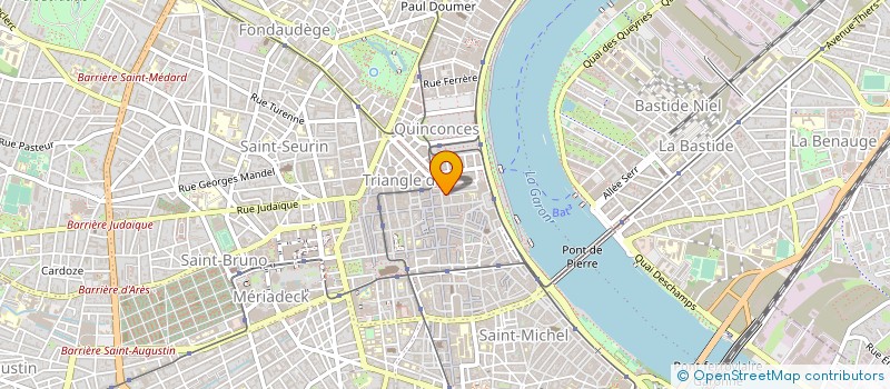 localisation de l'entreprise LE FIL CREATIF à BORDEAUX