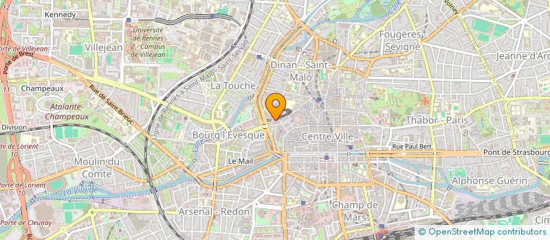 localisation de l'entreprise LE FIL D ARIANE à RENNES