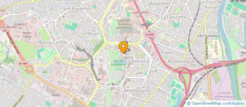 localisation de l'entreprise LE FIL D ARIANE  TOULOUSE