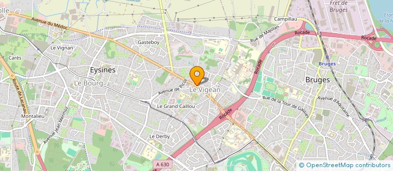 localisation de l'entreprise LE FIL D'ARIANE à EYSINES