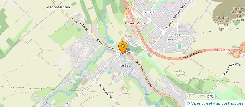 localisation de l'entreprise LE FIL D'ARIANE  HOUDAIN