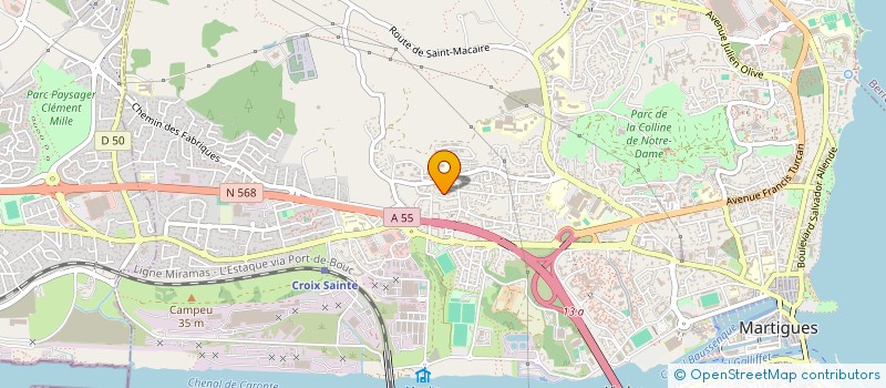 localisation de l'entreprise LE FIL D'ARIANE EVOLUTION à MARTIGUES