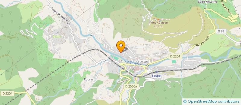 localisation de l'entreprise LE FIL D EVE  SOSPEL