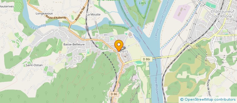 localisation de l'entreprise LE FIL D' O à VIVIERS
