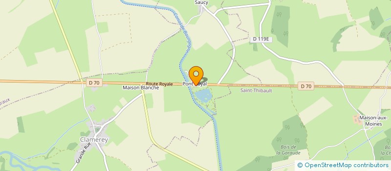 localisation de l'entreprise LE FIL DE L'EAU  CLAMEREY