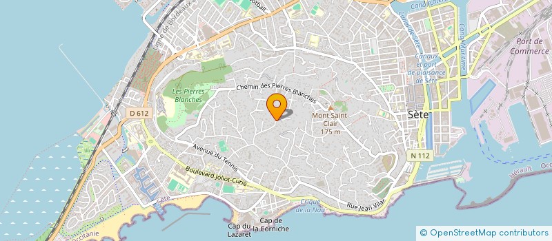 localisation de l'entreprise LE FIL DE L'HORIZON  SETE