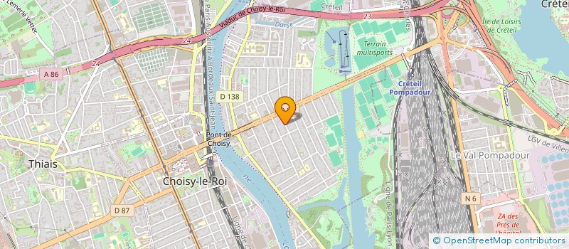 localisation de l'entreprise LE FIL DE PARIS  CHOISY-LE-ROI