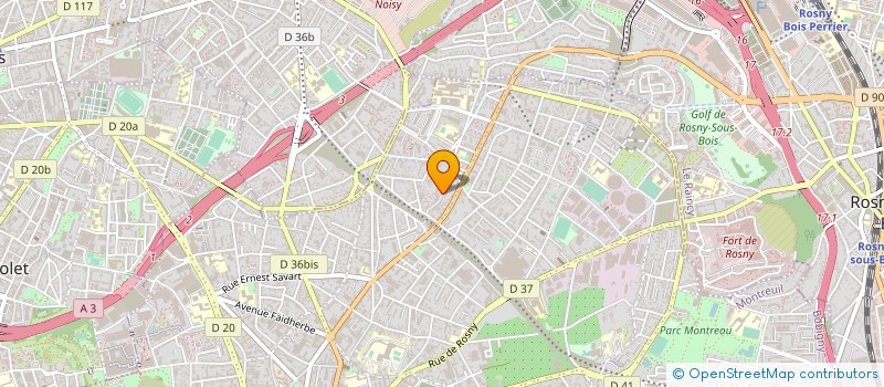 localisation de l'entreprise LE FIL DU TEMPS à MONTREUIL