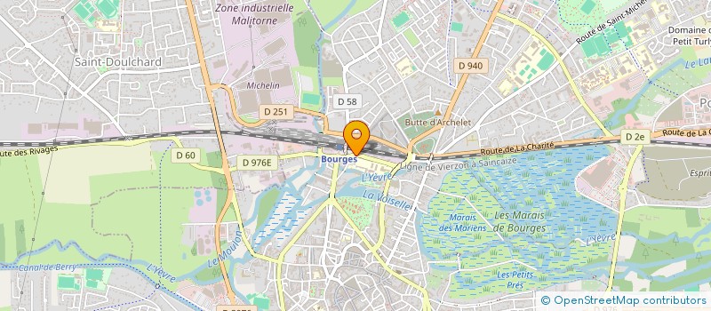 localisation de l'entreprise LE FIL DU TEMPS à BOURGES