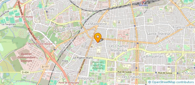 localisation de l'entreprise LE FIL HEMON  RENNES