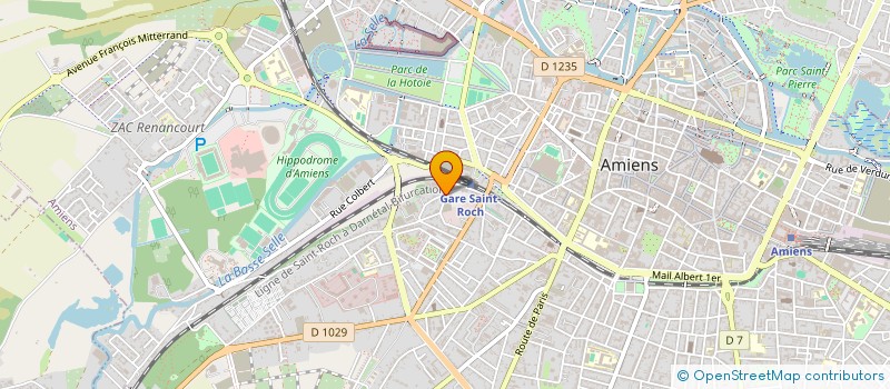 localisation de l'entreprise LE FIL ROUGE  AMIENS