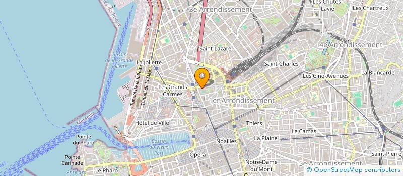 localisation de l'entreprise LE FIL ROUGE à MARSEILLE