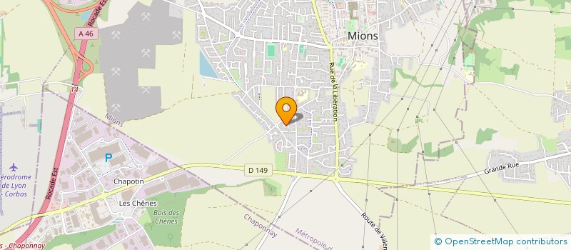 localisation de l'entreprise LE FIL ROUX  MIONS