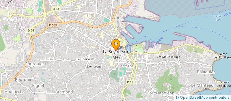localisation de l'entreprise LE FILADOU à LA SEYNE-SUR-MER