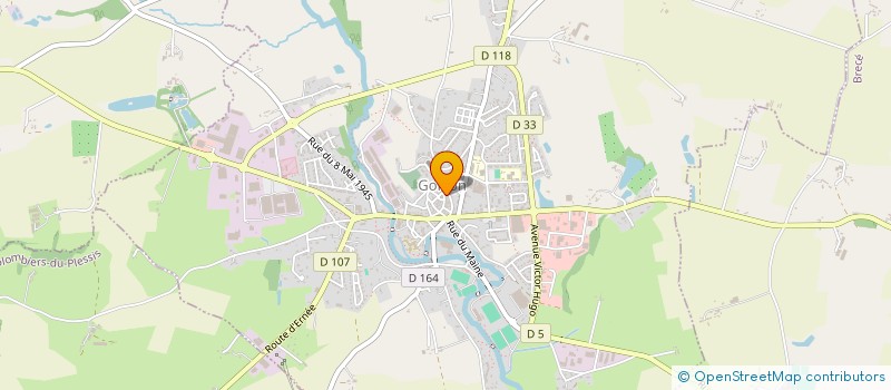 localisation de l'entreprise LE FILAO à GORRON