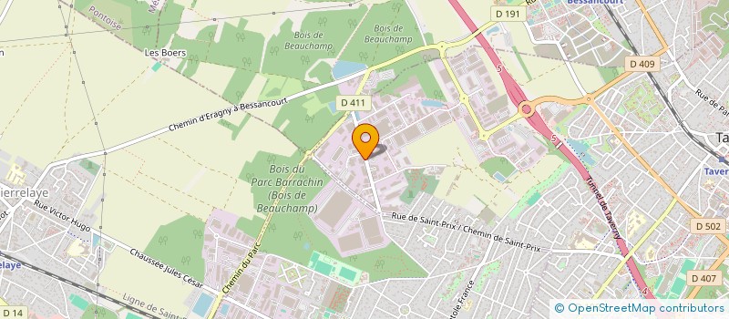 localisation de l'entreprise LE FILETAGE DE PRECISION à TAVERNY