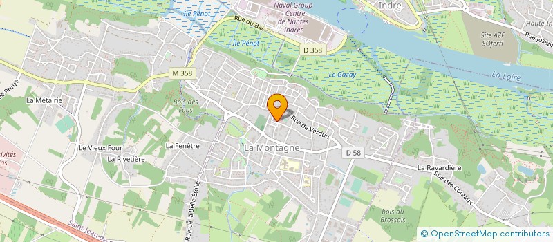 localisation de l'entreprise LE FILS DU BOULANGER  LA MONTAGNE