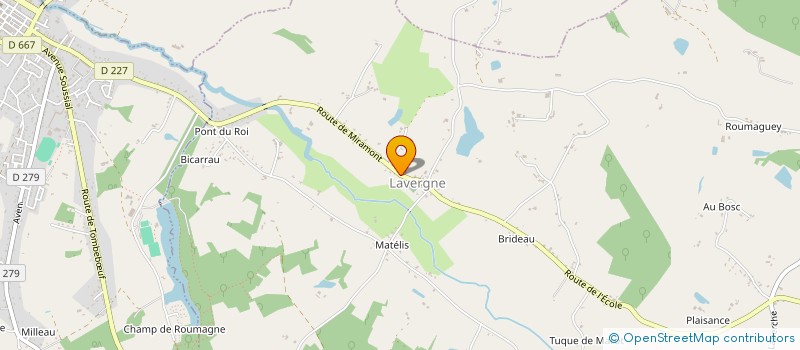 localisation de l'entreprise LE FIN CHASSEUR LAVERGNOIS  LAVERGNE