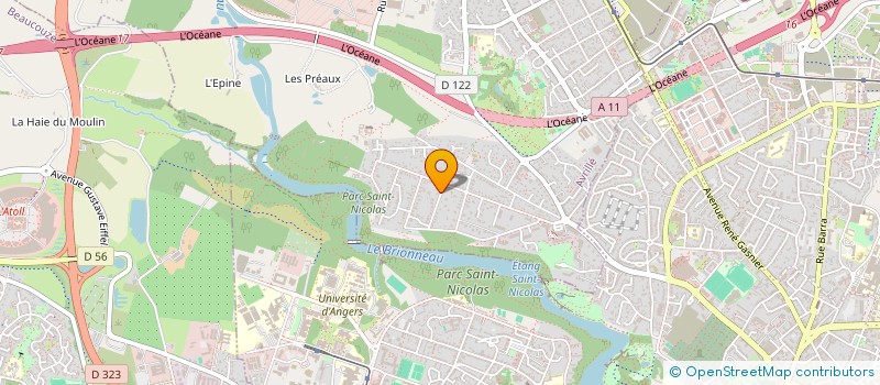 localisation de l'entreprise LE FIORELLA  AVRILLE