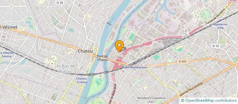 localisation de l'entreprise LE FIRST CLUB à RUEIL-MALMAISON