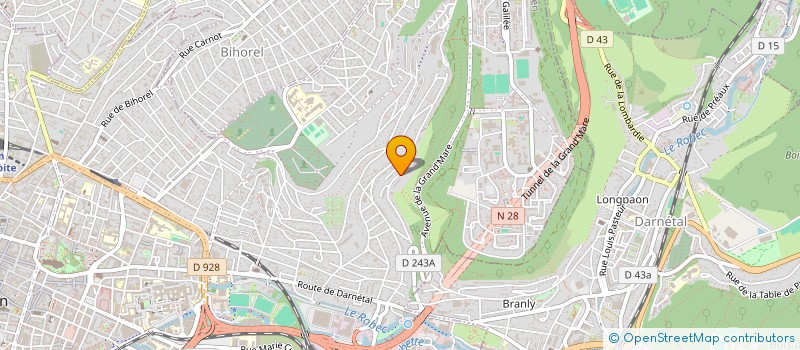 localisation de l'entreprise LE FIRST PIZZA à ROUEN