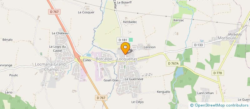 localisation de l'entreprise LE FIT LOCMINOIS  LOCQUELTAS