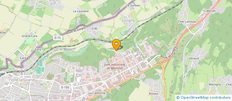 localisation de l'entreprise LE FIVE ANNEMASSE  VILLE-LA-GRAND