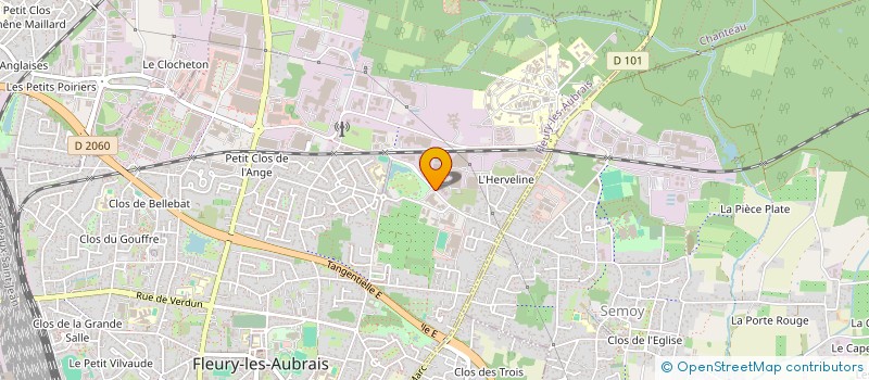 localisation de l'entreprise LE FIVE ORLEANS FLEURY à FLEURY-LES-AUBRAIS